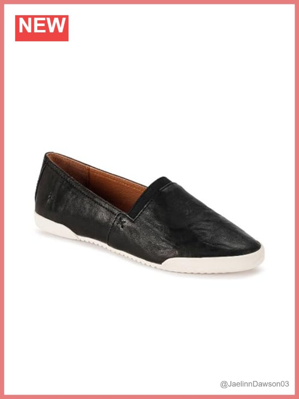 Women's Premium Leather Slip-On Loafers, Rubber Sole, Removable Footbed